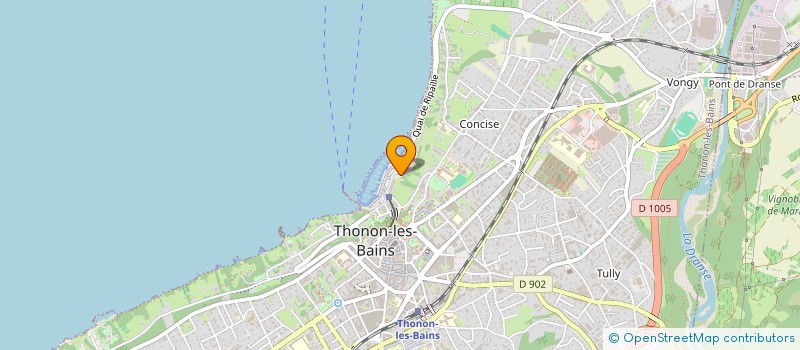 localisation de l'entreprise APERA à THONON-LES-BAINS
