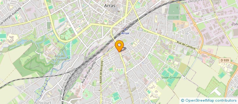 localisation de l'entreprise APERAR COURTAGE à ARRAS