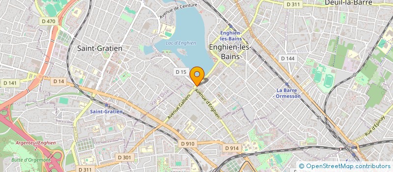 localisation de l'entreprise APERCU à ENGHIEN-LES-BAINS