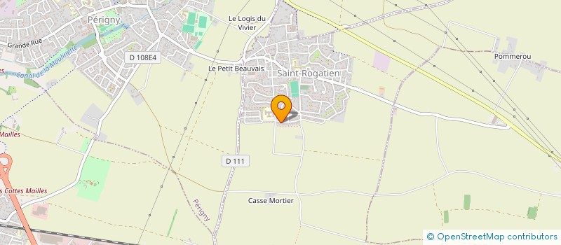 localisation de l'entreprise APEREZ  SAINT-ROGATIEN