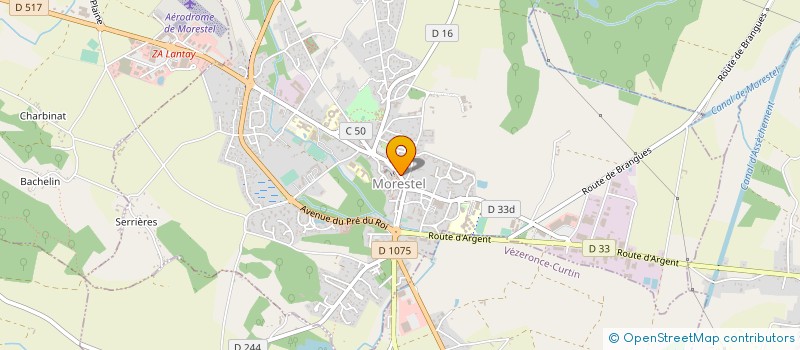 localisation de l'entreprise APERI-K2  MORESTEL