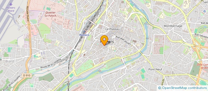 localisation de l'entreprise APERI'KIFF SARL à POITIERS