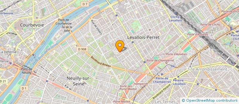 localisation de l'entreprise APERM à LEVALLOIS-PERRET