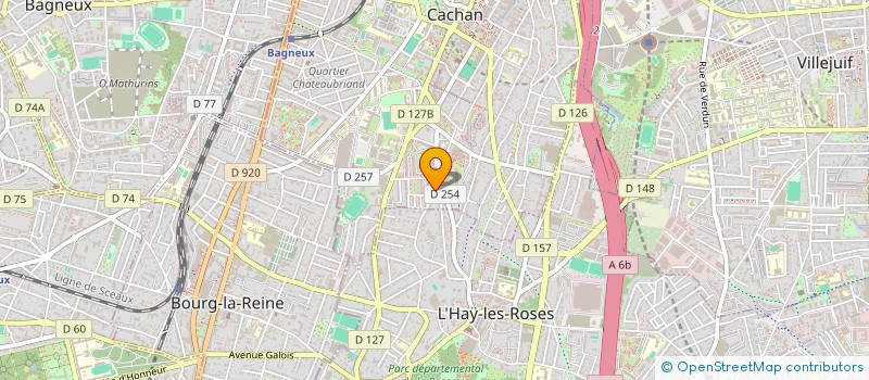 localisation de l'entreprise APERNET-IMMO  CACHAN