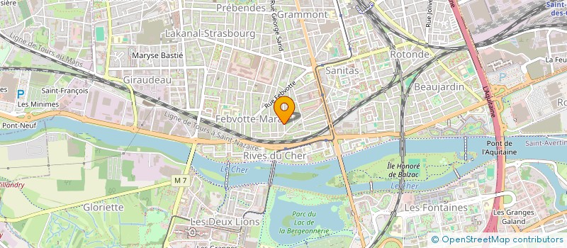 localisation de l'entreprise APERO 37 à TOURS