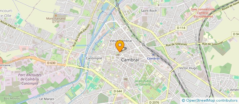 localisation de l'entreprise APERO BURGER  CAMBRAI