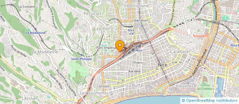 localisation de l'entreprise APERO JOKER  NICE