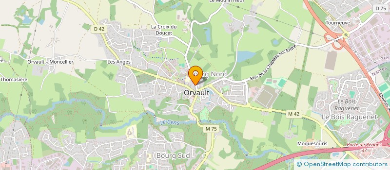 localisation de l'entreprise APERO MOBILE à ORVAULT