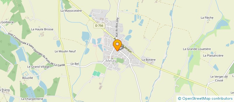 localisation de l'entreprise APERO'SURPRISE  CHEMILLE-EN-ANJOU