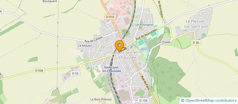 localisation de l'entreprise APEROCRATIE  SAINT-JUST-EN-CHAUSSEE