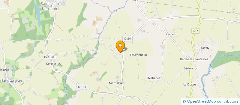localisation de l'entreprise APERT MATHIEU à CHATELAUDREN-PLOUAGAT