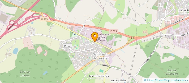 localisation de l'entreprise APERTIO  LE PLESSIS-GRAMMOIRE