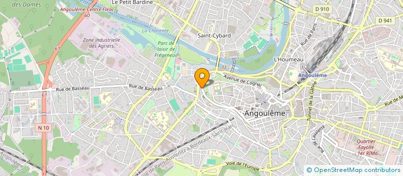 localisation de l'entreprise APERTURA à ANGOULEME
