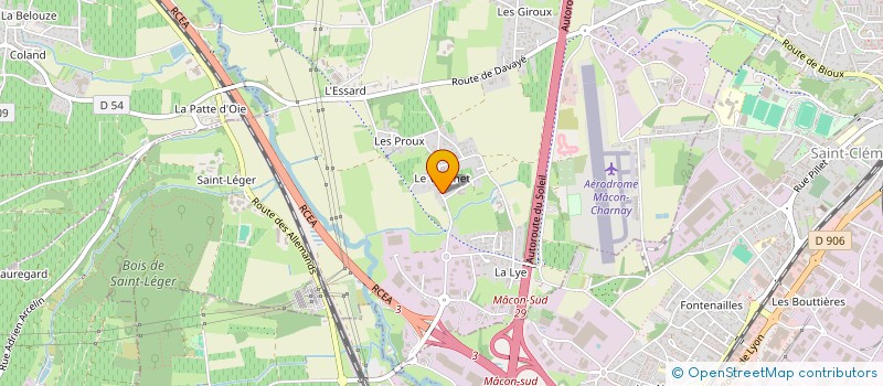 localisation de l'entreprise APERTURE PISCINE  CHARNAY-LES-MACON