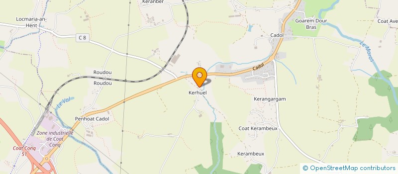 localisation de l'entreprise APES MUSIQUE  QUIMPER