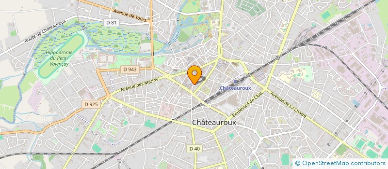 localisation de l'entreprise APESA 36 à CHATEAUROUX