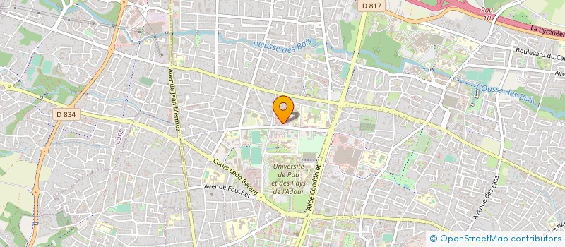 localisation de l'entreprise APESA à PAU