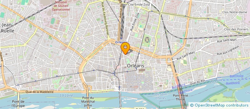 localisation de l'entreprise APESA 45  ORLEANS