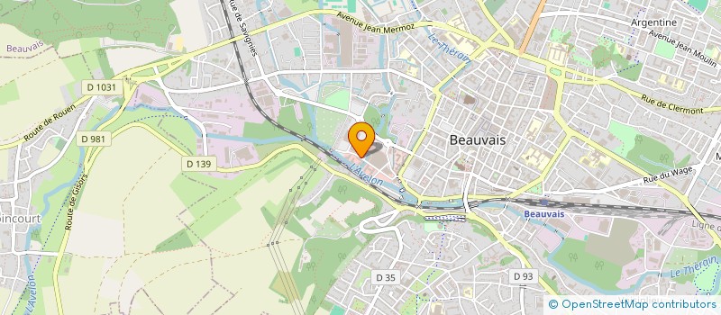 localisation de l'entreprise APESA 60  BEAUVAIS