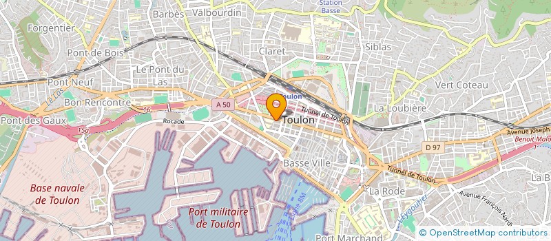 localisation de l'entreprise APESA 83 TOULON  TOULON