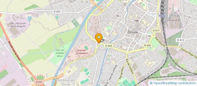 localisation de l'entreprise APESA DU CAMBRAISIS ET DU DOUAISIS à DOUAI