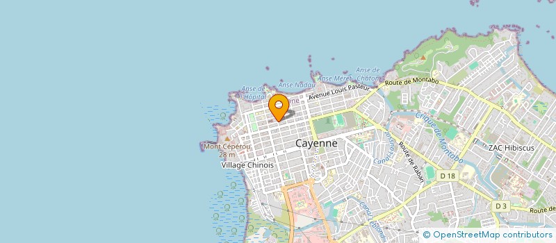 localisation de l'entreprise APESA GUYANE à CAYENNE