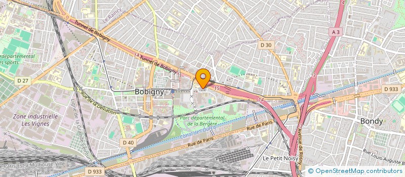 localisation de l'entreprise APESA SEINE SAINT DENIS à BOBIGNY