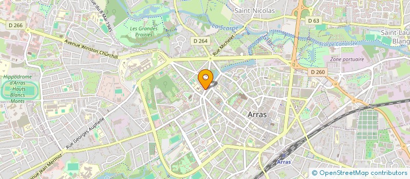 localisation de l'entreprise APESA62ARRAS à ARRAS