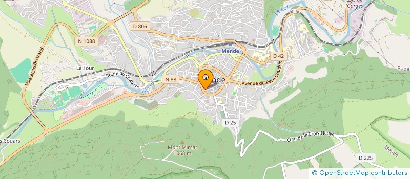 localisation de l'entreprise APESELC FORMATION  MENDE