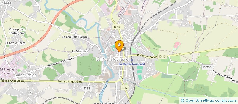 localisation de l'entreprise APESYS  LA ROCHEFOUCAULD-EN-ANGOUMOIS