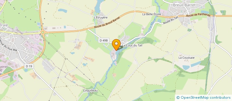 localisation de l'entreprise APEVAL à TERVAL