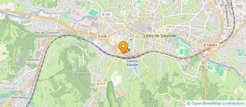 localisation de l'entreprise APEVES à LONS-LE-SAUNIER