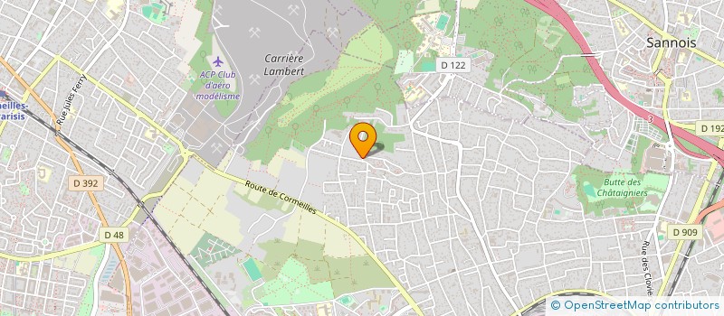 localisation de l'entreprise APEX.0  ARGENTEUIL