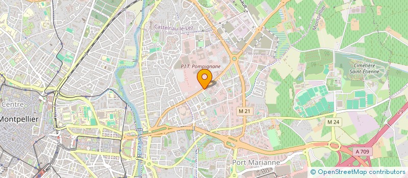 localisation de l'entreprise APEX 25 à MONTPELLIER