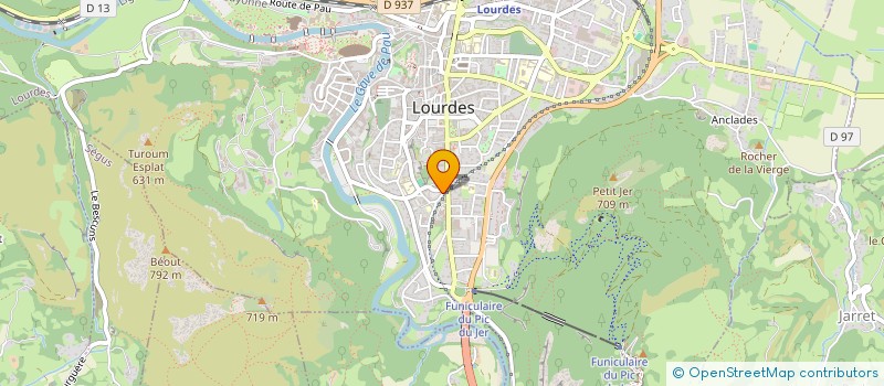 localisation de l'entreprise APEX  LOURDES