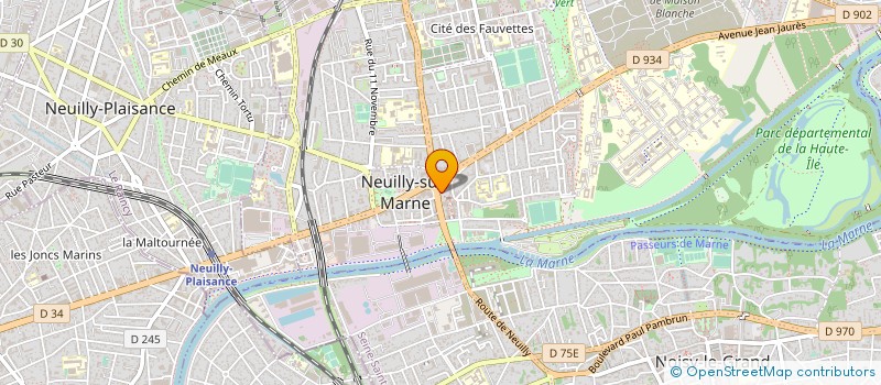 localisation de l'entreprise APEX à NEUILLY-SUR-MARNE