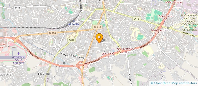 localisation de l'entreprise APEX à ALBI