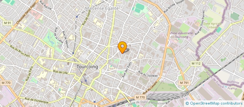 localisation de l'entreprise APEX  TOURCOING