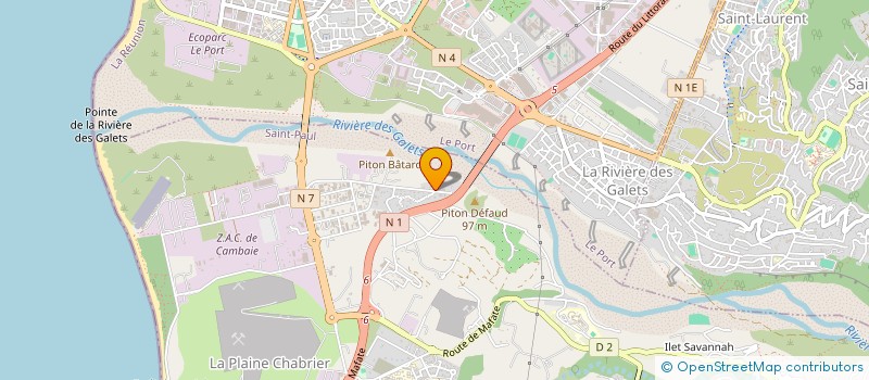 localisation de l'entreprise APEX à SAINT-PAUL