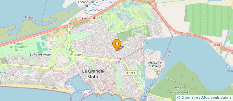 localisation de l'entreprise APEX  LA GRANDE-MOTTE