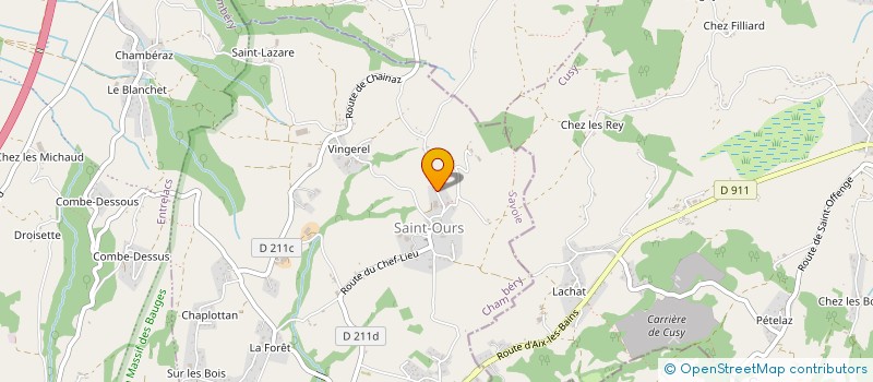 localisation de l'entreprise APEX  SILLINGY