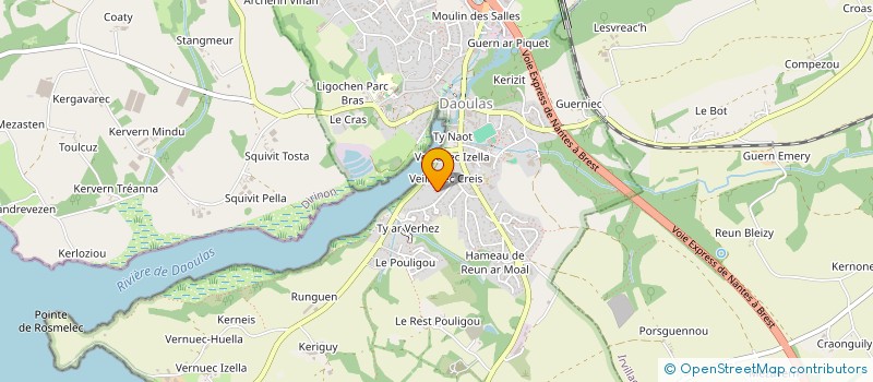 localisation de l'entreprise APEX à DAOULAS
