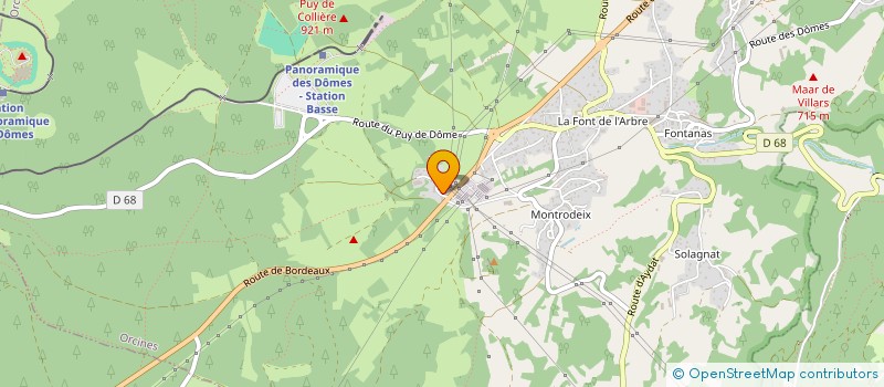 localisation de l'entreprise APEX  ORCINES