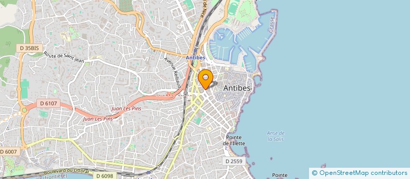 localisation de l'entreprise APEX AZUR à ANTIBES