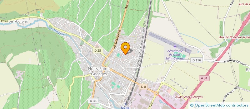 localisation de l'entreprise APEX CONSEIL VITICOLE à NUITS-SAINT-GEORGES