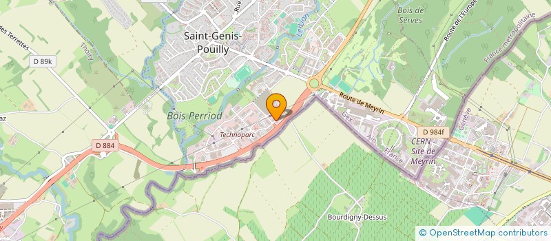 localisation de l'entreprise APEX - ECOLE DE MANAGEMENT  VILLEURBANNE