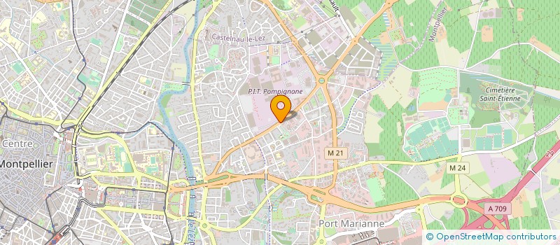 localisation de l'entreprise APEX ENERGIES à MONTPELLIER