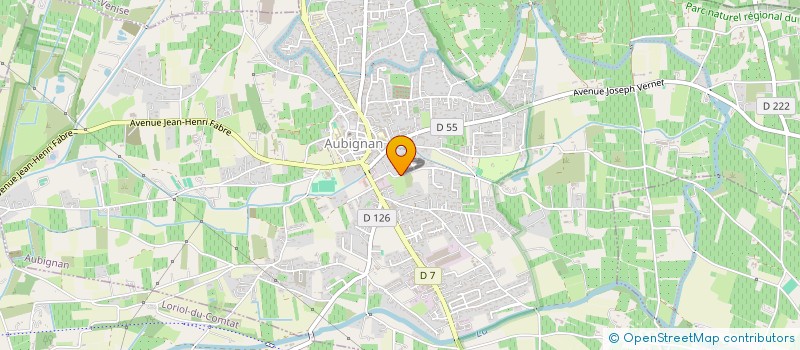 localisation de l'entreprise APEX FB  AUBIGNAN