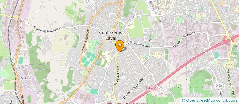 localisation de l'entreprise APEX FFP à SAINT-GENIS-LAVAL