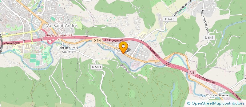 localisation de l'entreprise APEX HUNTERS  LE THOLONET